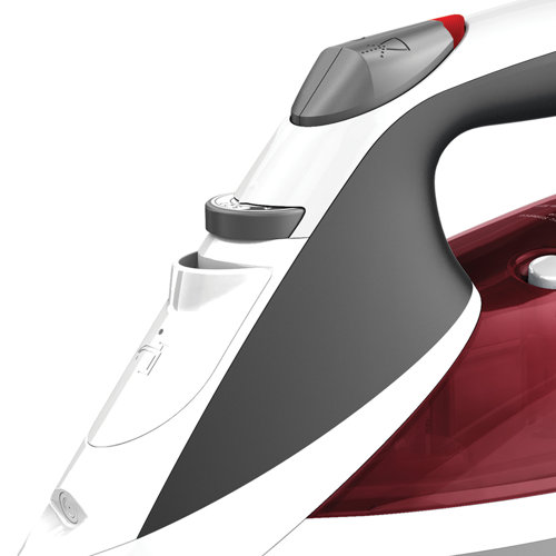 Black + Decker Vitessa Advanced Steam Iron with DualPosition Cord, Red